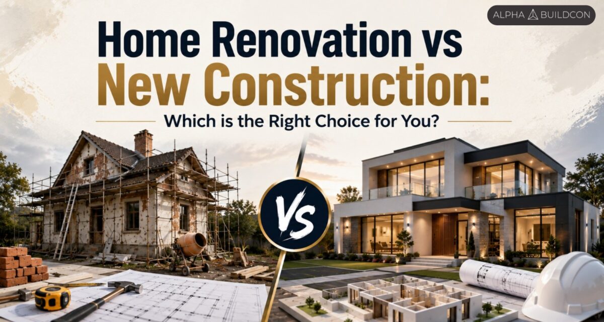Renovation vs Construction
